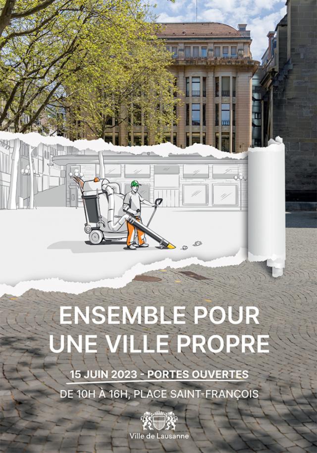Lausanne: Journée portes ouvertes pour rencontrer les équipes qui assurent la propreté de l’espace public