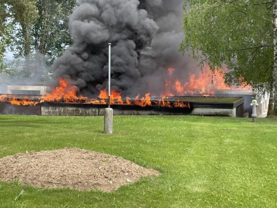 Dielsdorf: Brand in Entsorgungsanlage