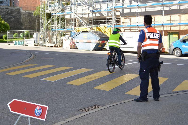 Radfahrerprüfung in Herisau