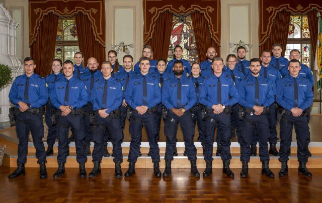 23 neue Polizistinnen und Polizisten vereidigt: Eine starke Ergänzung für die Kantonspolizei Thurgau