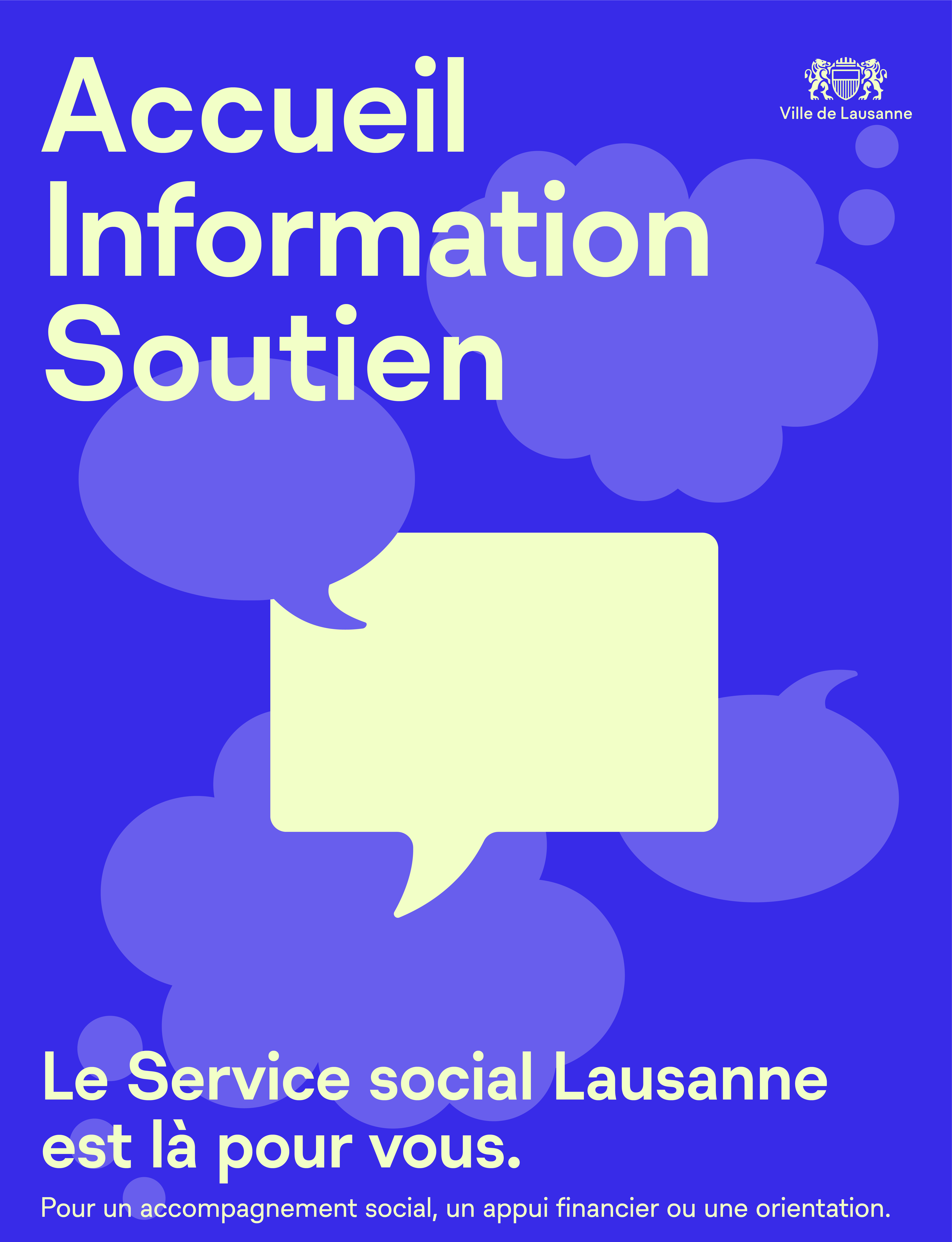 La Ville de Lausanne lance une campagne pour lutter contre le manque d\'information et la stigmatisation des prestations sociales